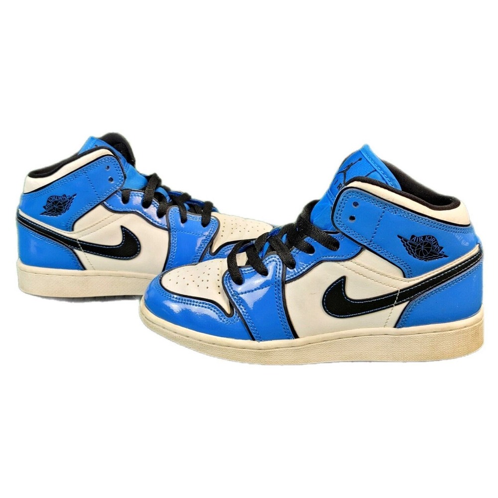 Jordan 1 Mid Signal Blue Size 5y